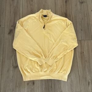 Jos A Bank Traveler Quarter Zip Pullover Mens XXL Long Sleeve